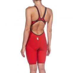 Arena Womens Powerskin Carbon Air 2 Open Back - Red -arena || FUNKITA || Funky Trunks Sales Store 001128 045 w pwskin carbon air2 fbslob 003 bl o