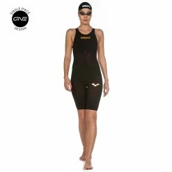 Arena Womens Powerskin Carbon Air 2 Open Back - Black Gold