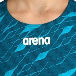 Arena Girls Powerskin ST NEXT Clean-Sea Blue -arena || FUNKITA || Funky Trunks Sales Store 006350 101 powerskin st next le ob jr 004