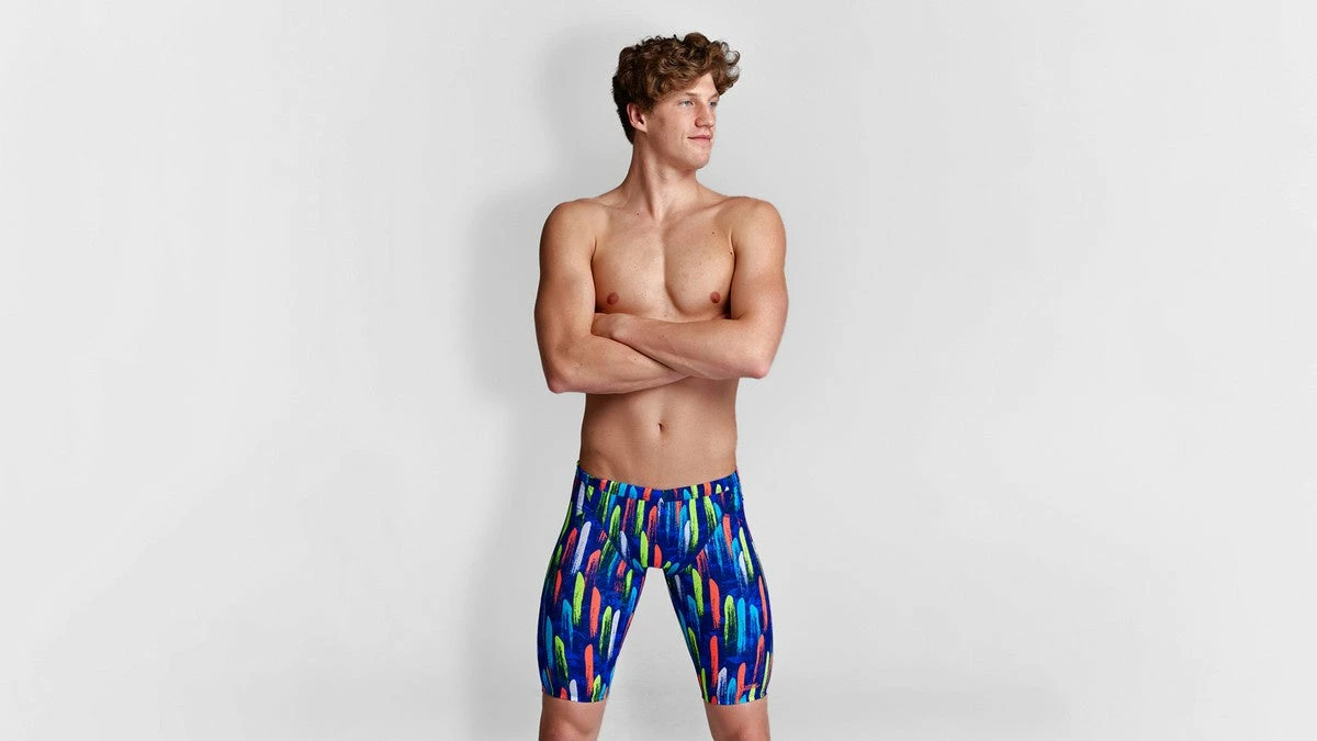Funky Trunks Mens Training Jammers - Fire Cracker 3 Funky Trunks Mens Training Jammers - Fire Cracker