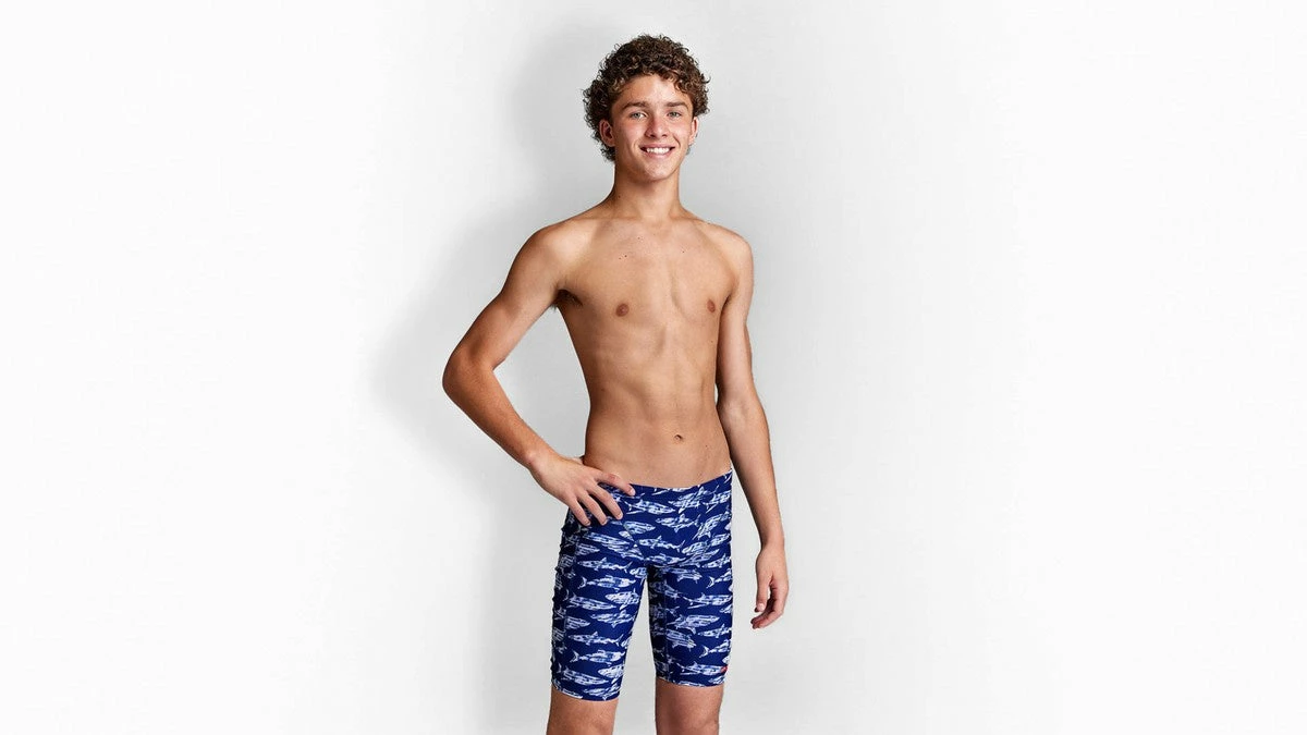 Funky Trunks Boys Training Jammers - Rompa Chompa 3 Funky Trunks Boys Training Jammers - Rompa Chompa