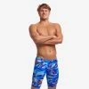 Funky Trunks Mens Training Jammers - Battle Blue -arena || FUNKITA || Funky Trunks Sales Store 020254