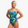 Funkita Ladies Diamond Back-Blue Bottle -arena || FUNKITA || Funky Trunks Sales Store 020429