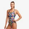 Funkita Ladies Diamond Back-Crystal Eyes -arena || FUNKITA || Funky Trunks Sales Store 020433