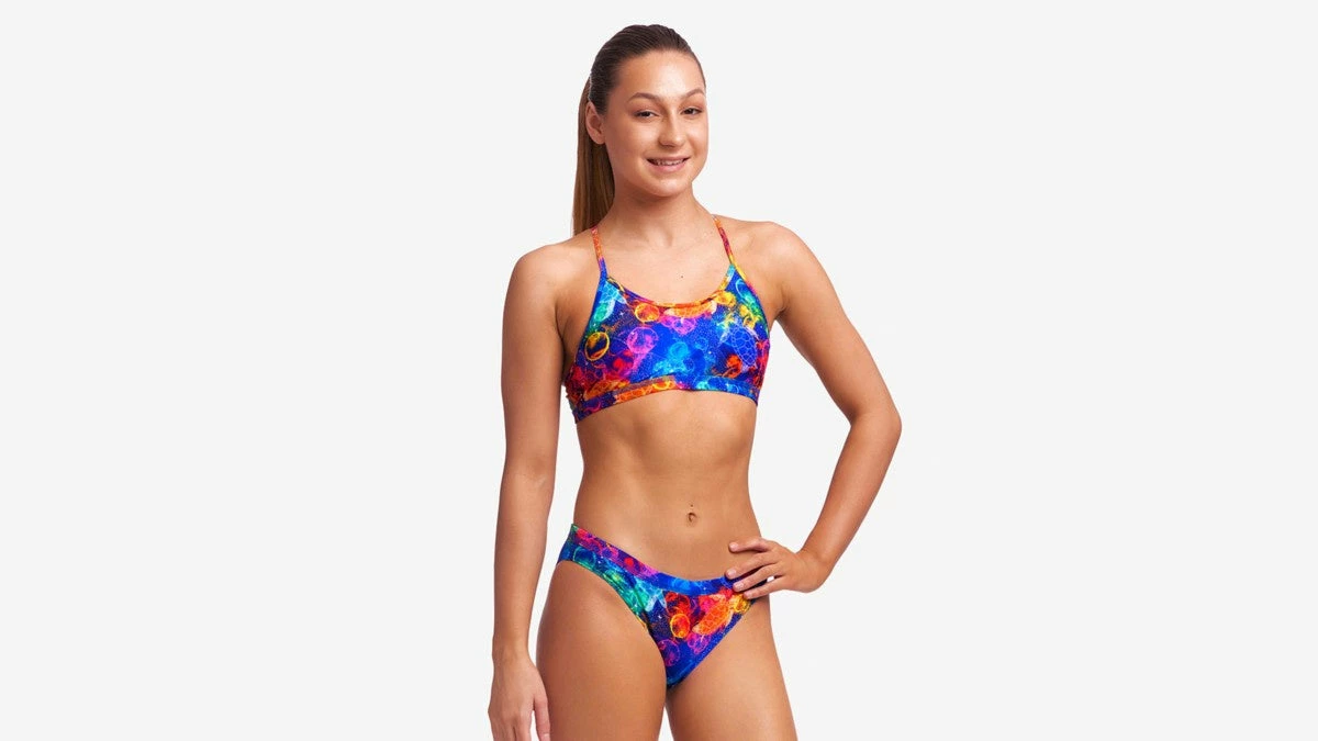 Funkita Girls Racerback Two Piece - Ocean Galaxy 3 Funkita Girls Racerback Two Piece - Ocean Galaxy
