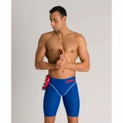 Arena Mens Powerskin Carbon Core FX Jammer - Ocean Blue