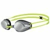 Arena Tracks Junior Mirror Goggles - Silver Black Fluo Yellow