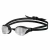 Arena Cobra Core SWIPE Mirror Goggles (Outdoors) - Silver Black