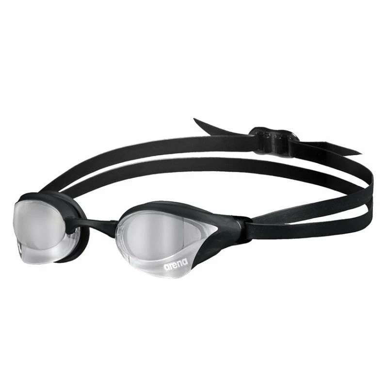 Arena Cobra Core SWIPE Mirror Goggles (Outdoors) - Silver Black 2 Arena Cobra Core SWIPE Mirror Goggles (Outdoors) - Silver Black