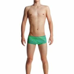 Funky Trunks Boys Classic Trunks - Green Gator