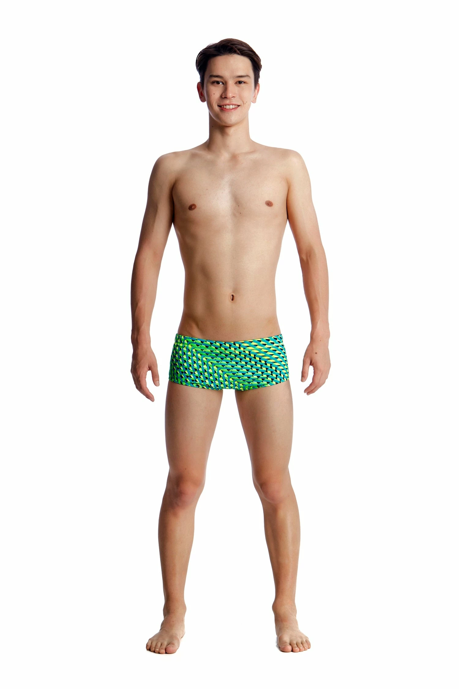 Funky Trunks Boys Classic Trunks - Green Gator 3 Funky Trunks Boys Classic Trunks - Green Gator