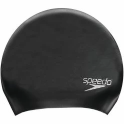 Speedo Long Hair Cap - Black