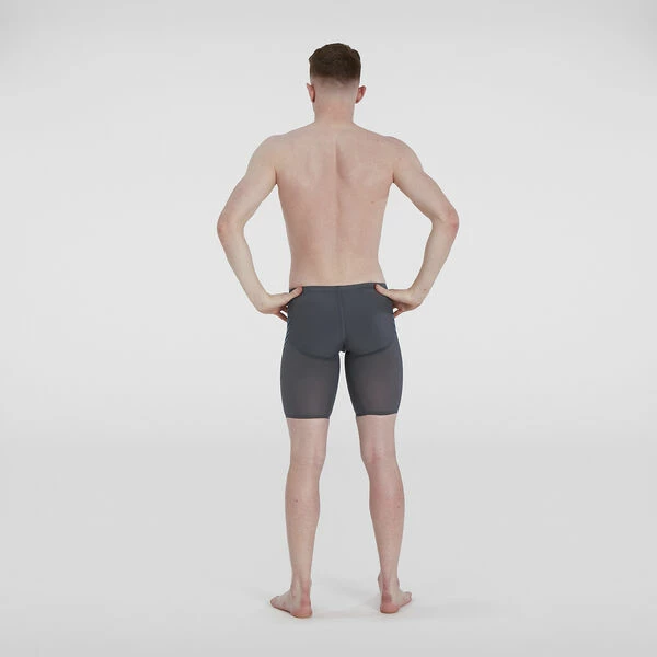 Speedo Mens Fastskin LZR Pure Valor Jammer - Charcoal Teal Black Red 7 Speedo Mens Fastskin LZR Pure Valor Jammer - Charcoal Teal Black Red - Image 5