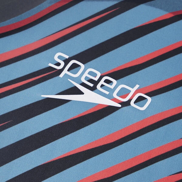 Speedo Mens Fastskin LZR Pure Valor Jammer - Charcoal Teal Black Red 5 Speedo Mens Fastskin LZR Pure Valor Jammer - Charcoal Teal Black Red - Image 3
