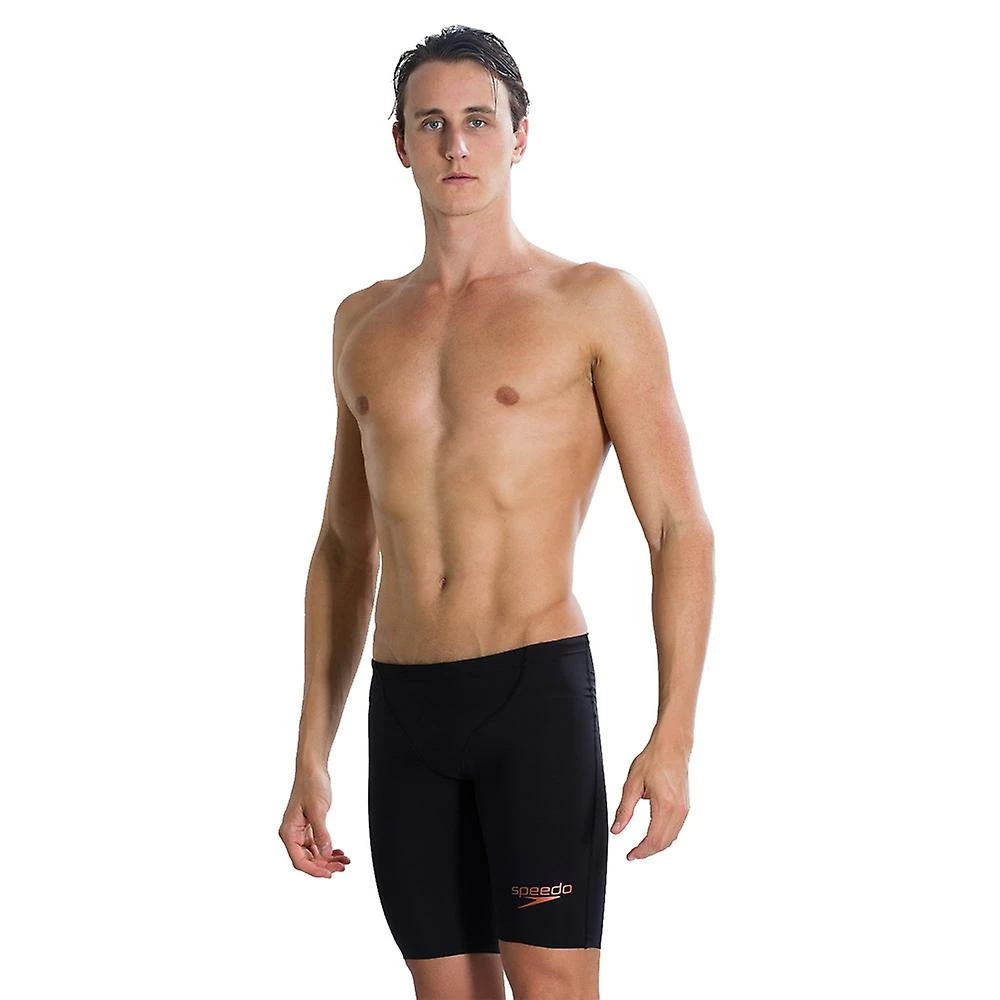 Speedo Mens Lzr Racer Element Jammer - Black Copper 3 Speedo Mens Lzr Racer Element Jammer - Black Copper