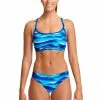 Funkita Ladies Eco Sports Two Piece - Storm Buoy -arena || FUNKITA || Funky Trunks Sales Store FKS026L STORM BOUY 01