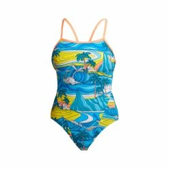 Funkita Ladies Eco Single Strap One Piece - Summer Bay 11 Funkita Ladies Eco Single Strap One Piece - Summer Bay -arena || FUNKITA || Funky Trunks Sales Store FKS030L SUMMER BAY