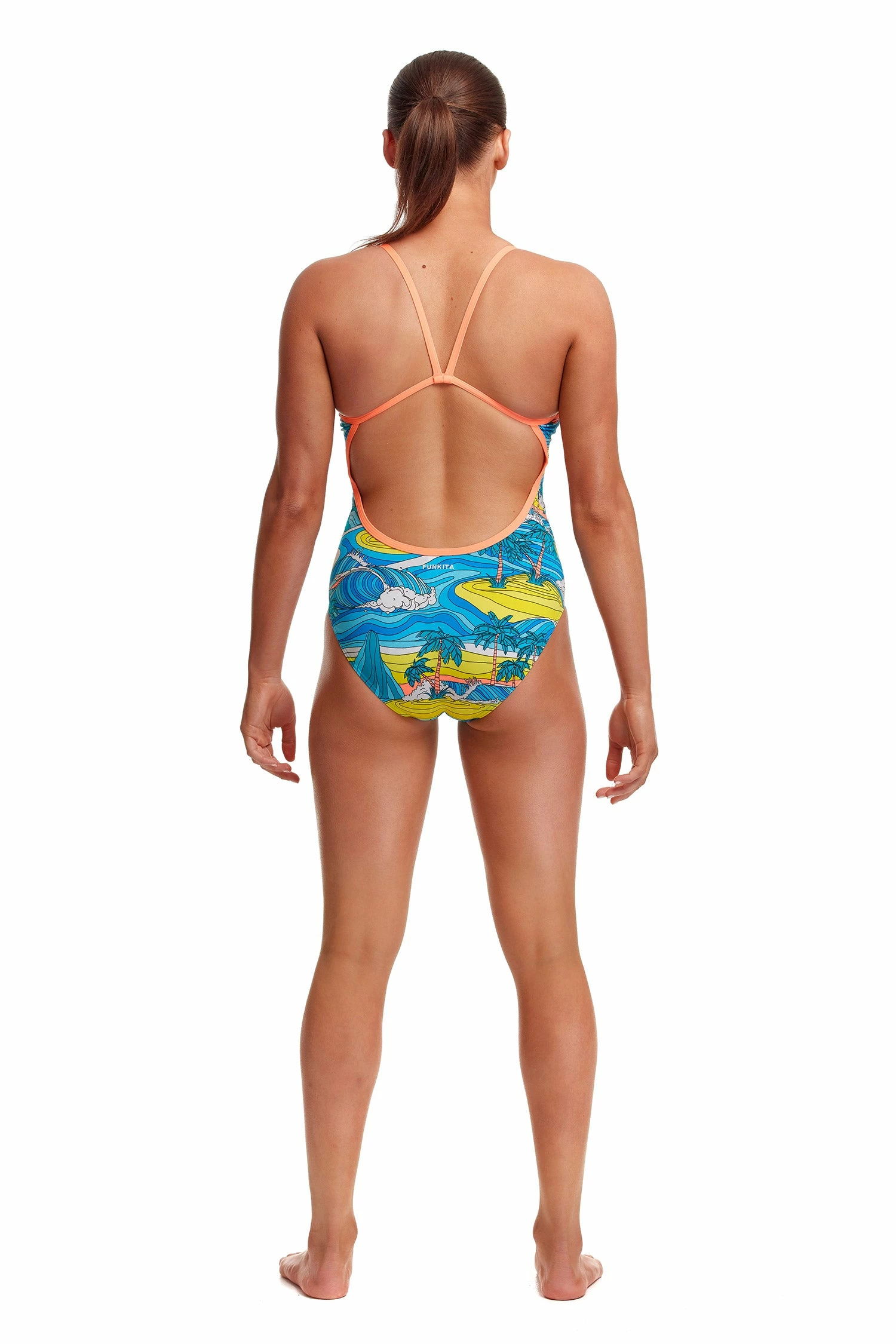 Funkita Ladies Eco Single Strap One Piece - Summer Bay 4 Funkita Ladies Eco Single Strap One Piece - Summer Bay - Image 2