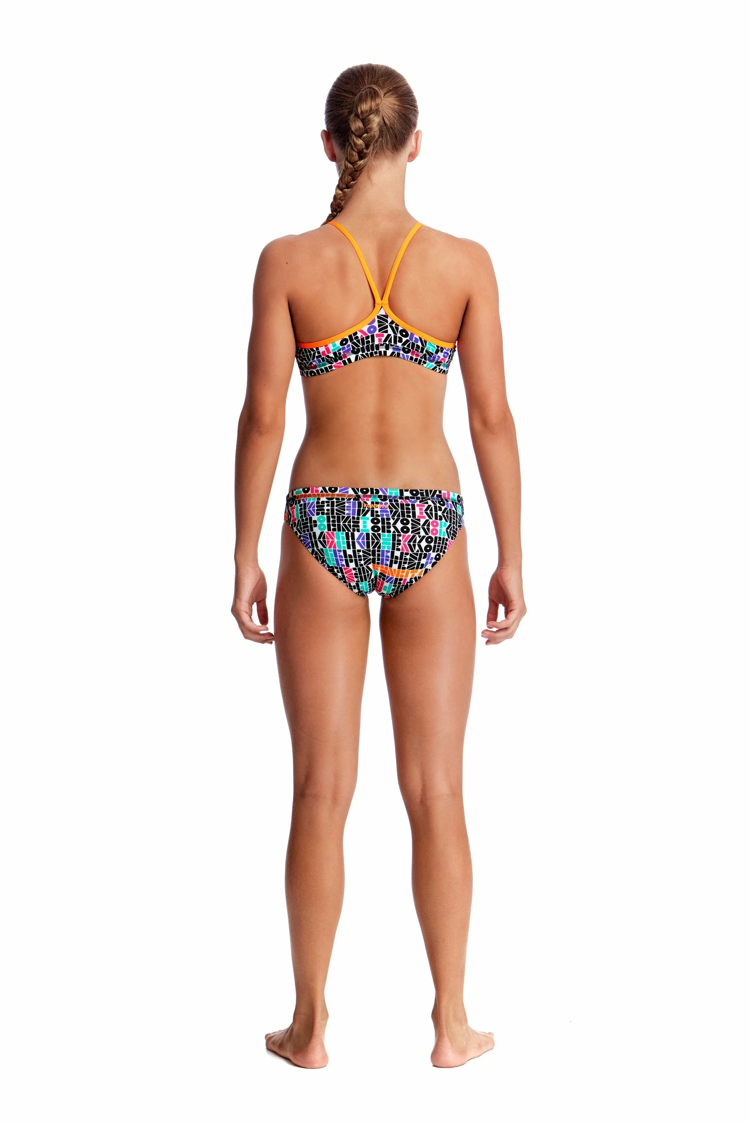 Funkita Girls Racerback Two Piece - Secret Code 4 Funkita Girls Racerback Two Piece - Secret Code - Image 2