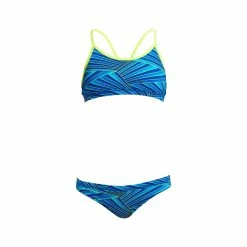 Funkita Girls Racerback Two Piece - Streaker -arena || FUNKITA || Funky Trunks Sales Store FS02G STREAKER 1