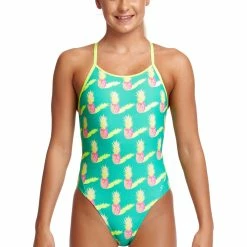 Funkita Girls Diamond Back One Piece - Juicy Jam