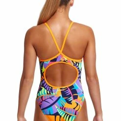 Funkita Girls Diamond Back One Piece - Tarzanny Pants -arena || FUNKITA || Funky Trunks Sales Store FS11G TARZANNY PANTS 02