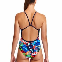 Funkita Ladies Single Strap One Piece - Face Palm 8 Funkita Ladies Single Strap One Piece - Face Palm -arena || FUNKITA || Funky Trunks Sales Store FS15L FACE PALM 02