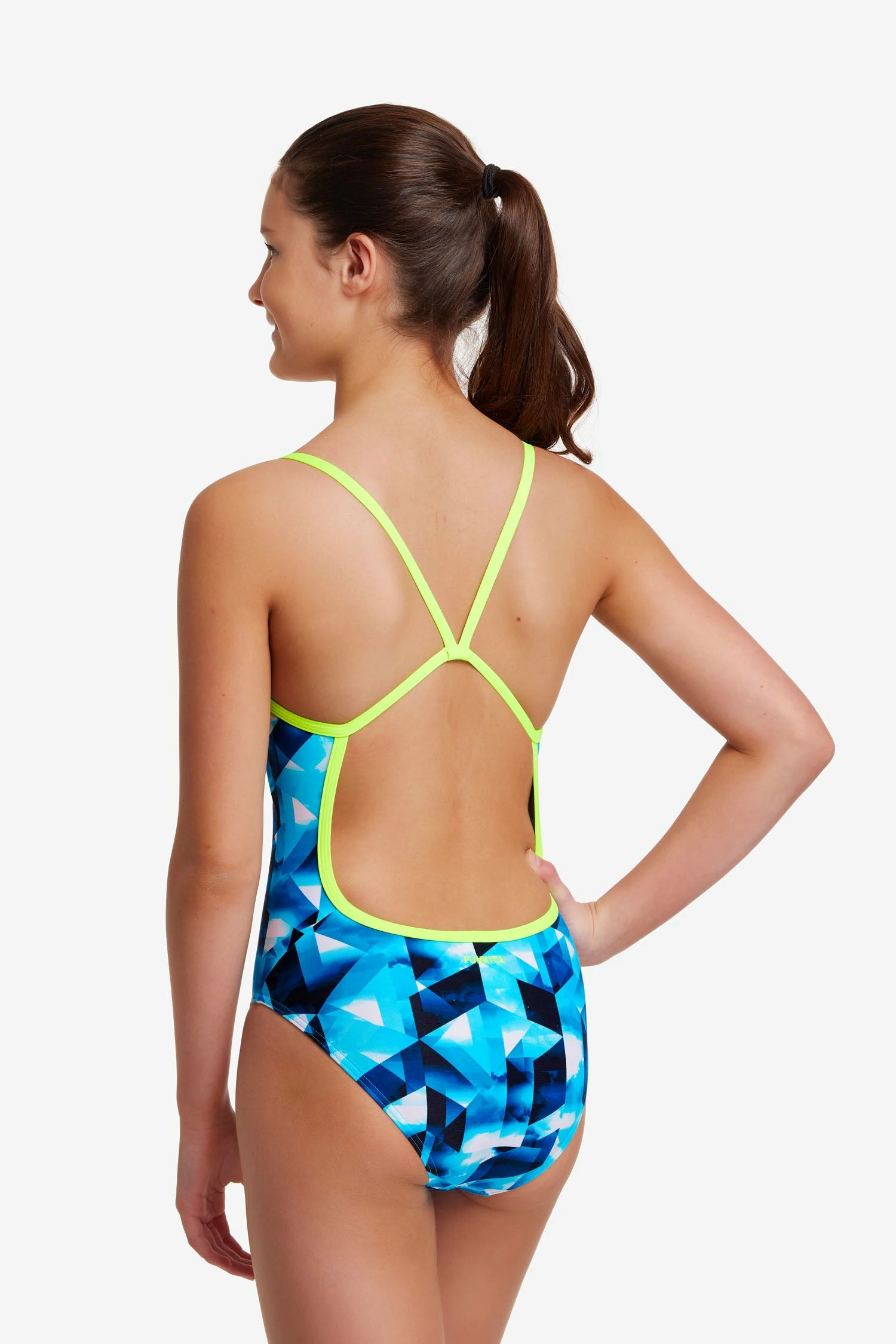 Funkita Girls Single Strap One Piece - Hidden Depths 4 Funkita Girls Single Strap One Piece - Hidden Depths - Image 2