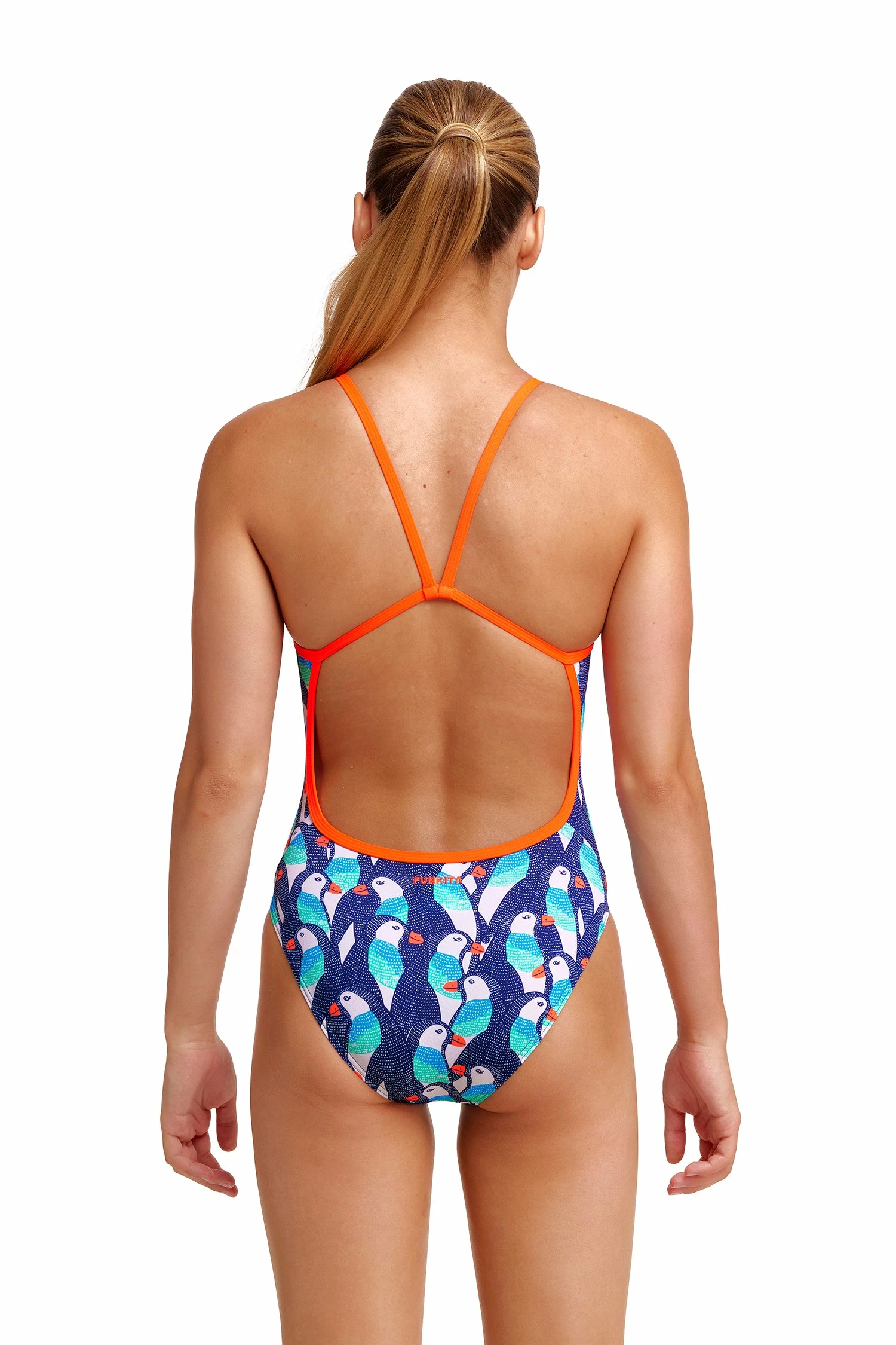 Funkita Girls Single Strap One Piece - Pengoo Parade 4 Funkita Girls Single Strap One Piece - Pengoo Parade - Image 2