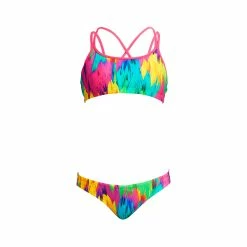 Funkita Girls Criss Cross Two Piece - Ruffles 11 Funkita Girls Criss Cross Two Piece - Ruffles -arena || FUNKITA || Funky Trunks Sales Store FS33G RUFFLES 1