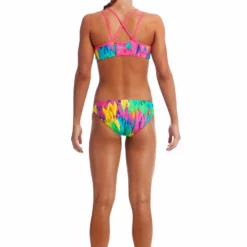 Funkita Girls Criss Cross Two Piece - Ruffles 9 Funkita Girls Criss Cross Two Piece - Ruffles -arena || FUNKITA || Funky Trunks Sales Store FS33G RUFFLES 2