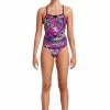 Funkita Ladies Strapped In One Piece - Skull Swim -arena || FUNKITA || Funky Trunks Sales Store FS38L SKULL SWIM 2475
