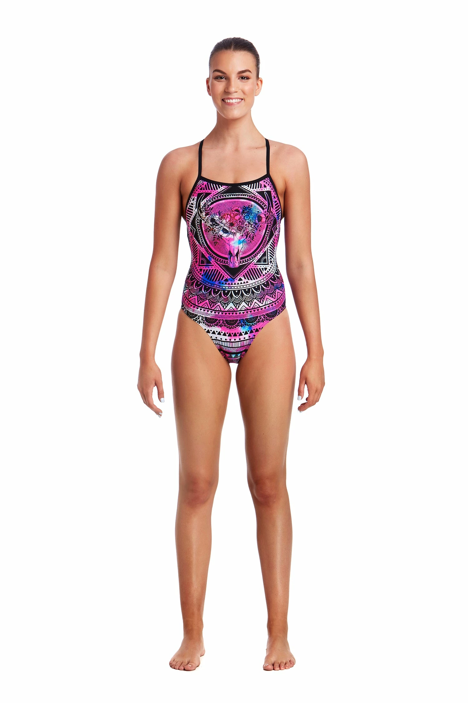 Funkita Ladies Strapped In One Piece - Skull Swim 3 Funkita Ladies Strapped In One Piece - Skull Swim