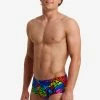 Funky Trunks Mens Classic Trunks - Cabbage Patch -arena || FUNKITA || Funky Trunks Sales Store FT30M CABBAGE PATCH 7