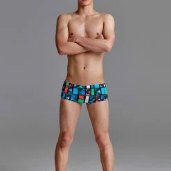 Funky Trunks Boys Classic Trunks - Jungle Line -arena || FUNKITA || Funky Trunks Sales Store FT32B JUNGLE LINE 0848