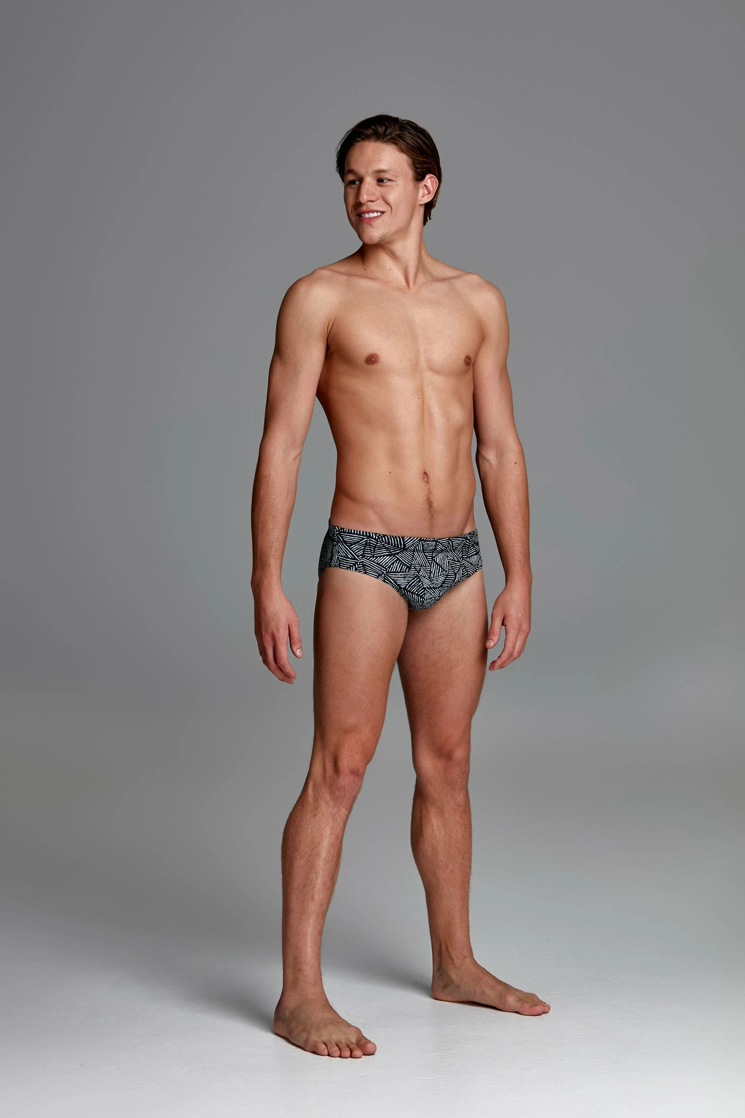 Funky Trunks Mens Classic Briefs - Black Widow 5 Funky Trunks Mens Classic Briefs - Black Widow - Image 3