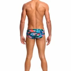 Funky Trunks Mens Classic Briefs - Split Scene -arena || FUNKITA || Funky Trunks Sales Store FT35M SPLIT SCENE 003