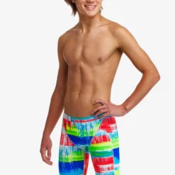 Funky Trunks Boys Training Jammers - Dye Hard -arena || FUNKITA || Funky Trunks Sales Store FT37B DYE HARD 10