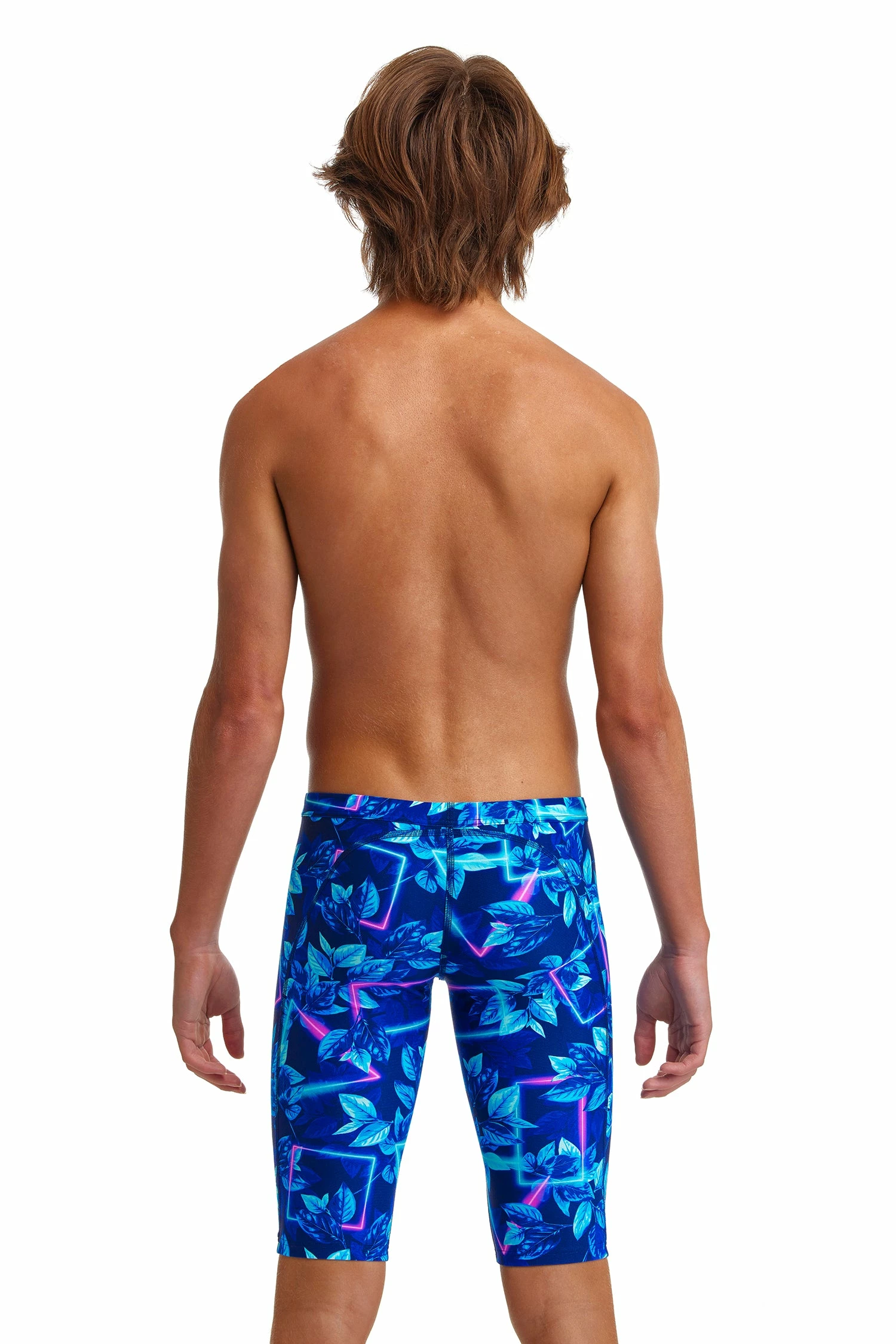 Funky Trunks Boys Training Jammers - Leaf Laser 4 Funky Trunks Boys Training Jammers - Leaf Laser - Image 2