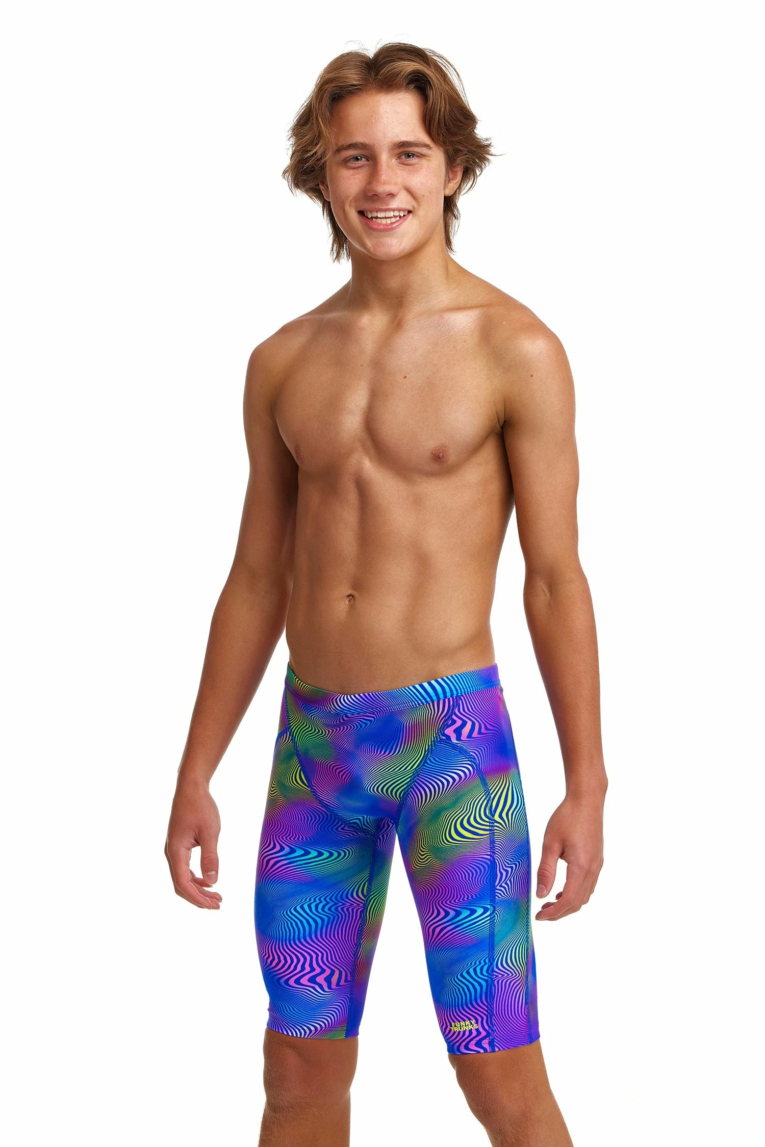 Funky Trunks Boys Training Jammers - Screen Time 3 Funky Trunks Boys Training Jammers - Screen Time