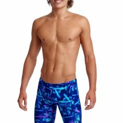 Funky Trunks Mens Training Jammers - Leaf Laser