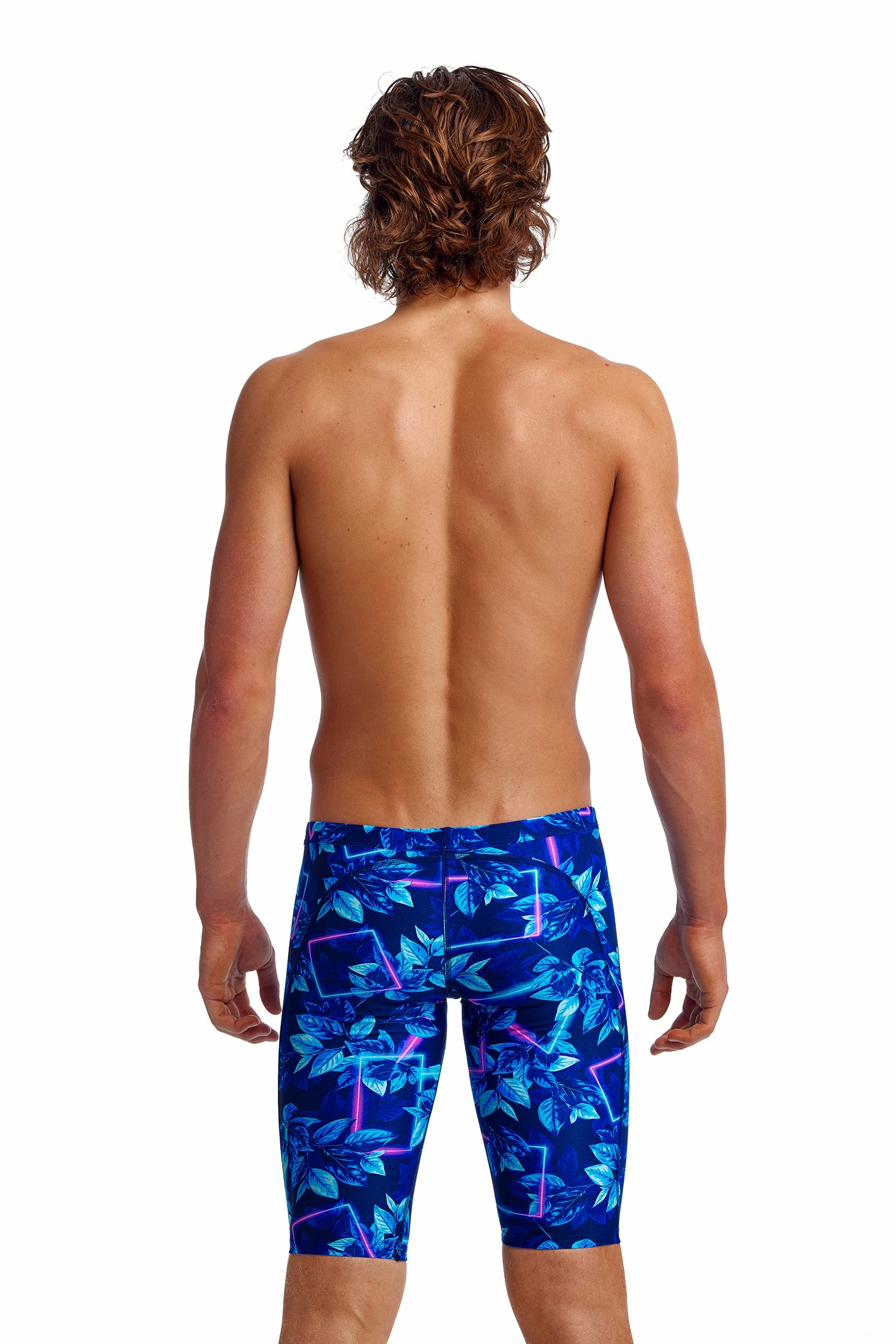Funky Trunks Mens Training Jammers - Leaf Laser 4 Funky Trunks Mens Training Jammers - Leaf Laser - Image 2