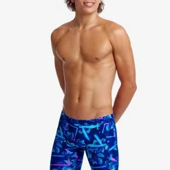Funky Trunks Mens Training Jammers - Leaf Laser 7 Funky Trunks Mens Training Jammers - Leaf Laser -arena || FUNKITA || Funky Trunks Sales Store FT37M LEAF LASER 11