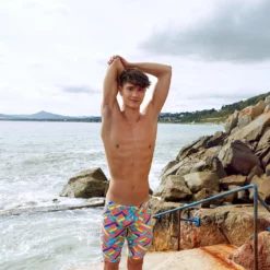 Funky Trunks Mens Training Jammers - Panel Pop 11 Funky Trunks Mens Training Jammers - Panel Pop -arena || FUNKITA || Funky Trunks Sales Store FT37M PANEL POP L1