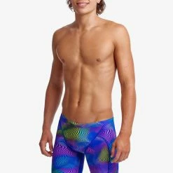 Funky Trunks Mens Training Jammers - Screen Time 7 Funky Trunks Mens Training Jammers - Screen Time -arena || FUNKITA || Funky Trunks Sales Store FT37M SCREEN TIME 10