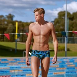 Funky Trunks Mens Eco Classic Trunks - Sucker Punch -arena || FUNKITA || Funky Trunks Sales Store FTS001M SUCKER PUNCH L1