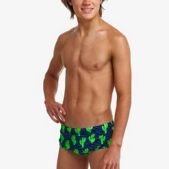 Funky Trunks Boys Sidewinder Trunks - Prickly Pete -arena || FUNKITA || Funky Trunks Sales Store FTS010B PRICKLY PETE 14