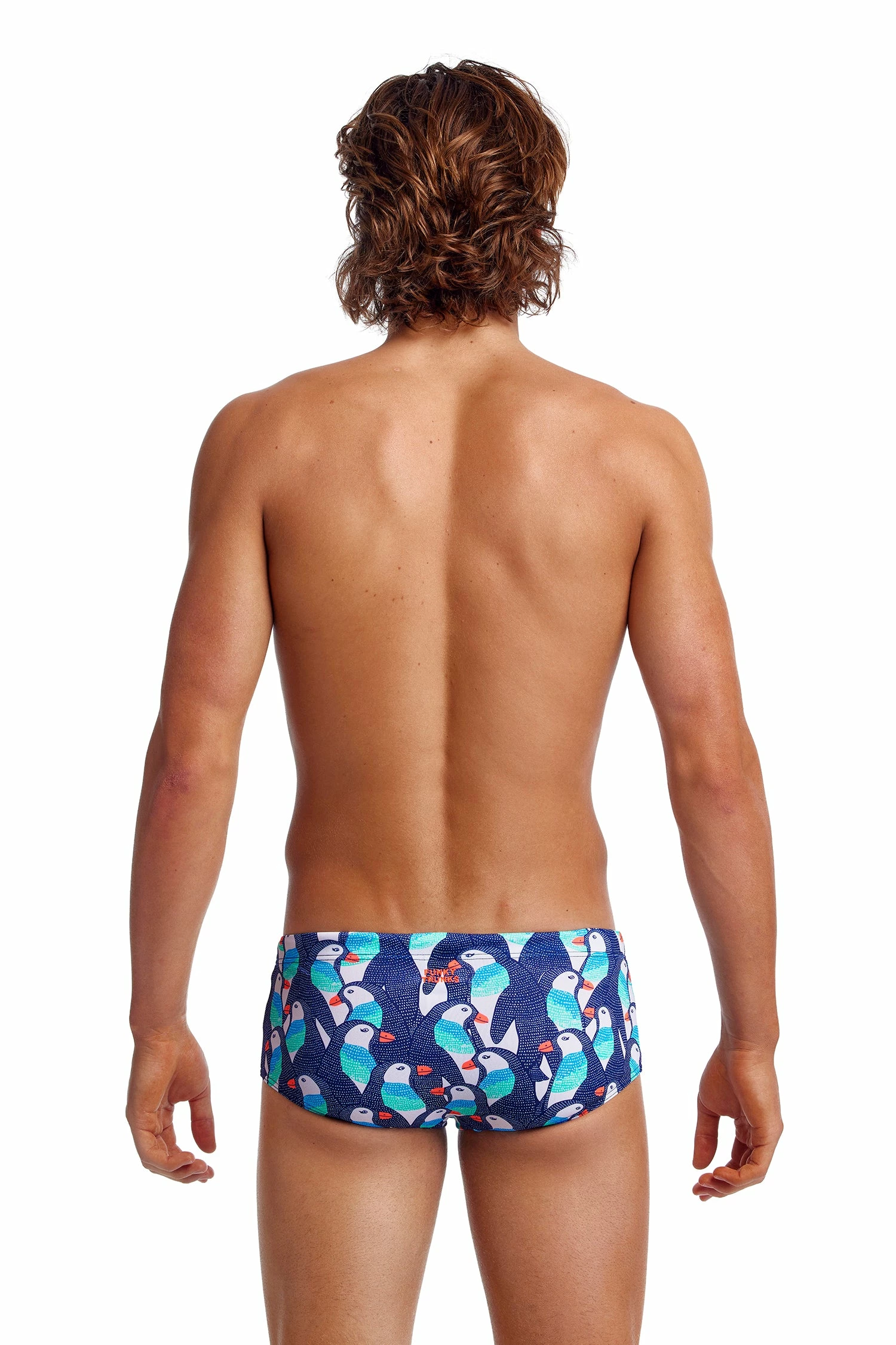 Funky Trunks Mens Sidewinder Trunks - Pengoo Parade 4 Funky Trunks Mens Sidewinder Trunks - Pengoo Parade - Image 2
