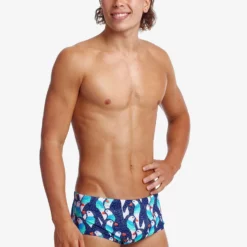 Funky Trunks Mens Sidewinder Trunks - Pengoo Parade 7 Funky Trunks Mens Sidewinder Trunks - Pengoo Parade -arena || FUNKITA || Funky Trunks Sales Store FTS010M PENGOO PARADE 06