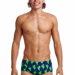 Funky Trunks Mens Sidewinder Trunks - Prickly Pete